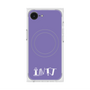 プレミアムスクエアケース with MagSafe［ オリジナル - INTJ 建築家 - アルファベット - パープル ］