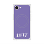 プレミアムスクエアケース with MagSafe［ オリジナル - INTJ 建築家 - アルファベット - パープル ］