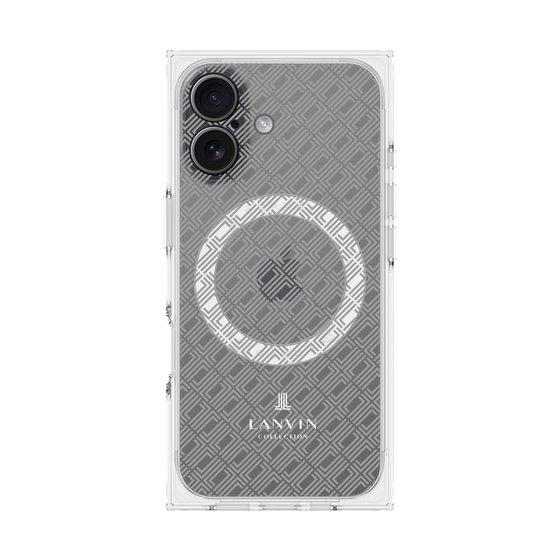 プレミアムスクエアケース with MagSafe［ LANVIN COLLECTION - ロゴパターン ］