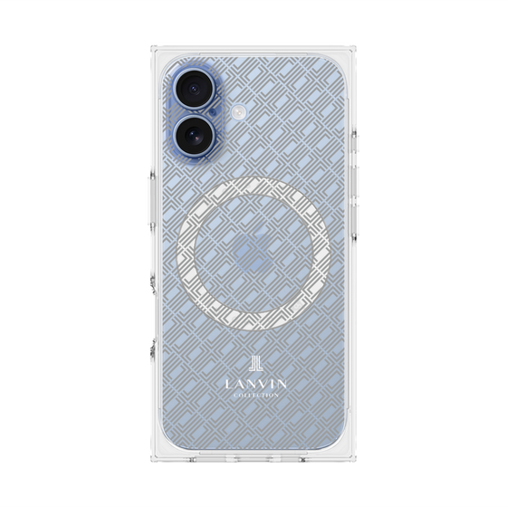 プレミアムスクエアケース with MagSafe［ LANVIN COLLECTION - ロゴパターン ］
