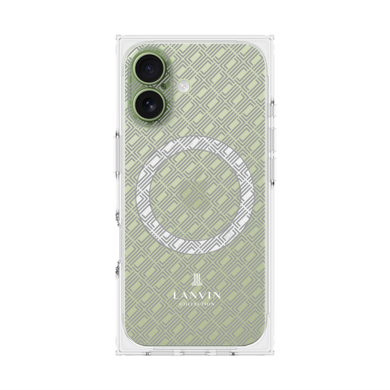 プレミアムスクエアケース with MagSafe［ LANVIN COLLECTION - ロゴパターン ］
