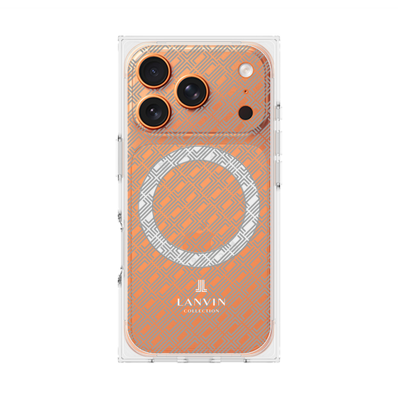 プレミアムスクエアケース with MagSafe［ LANVIN COLLECTION - ロゴパターン ］