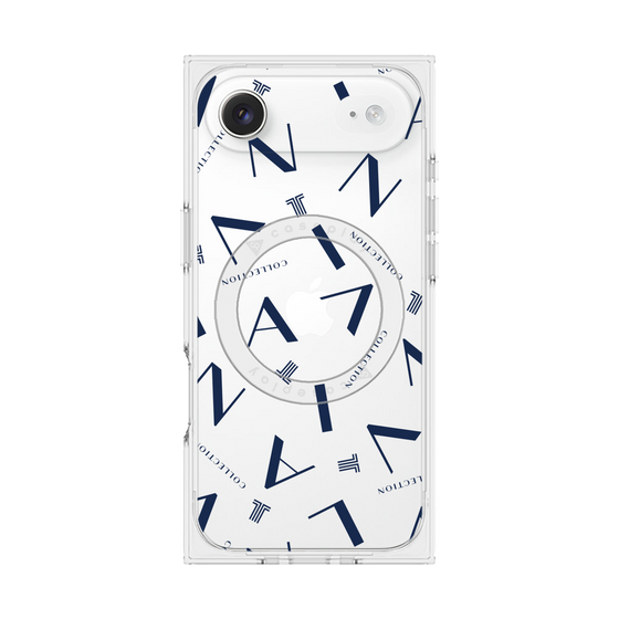 プレミアムスクエアケース with MagSafe［ LANVIN COLLECTION - タイポグラフィ ］