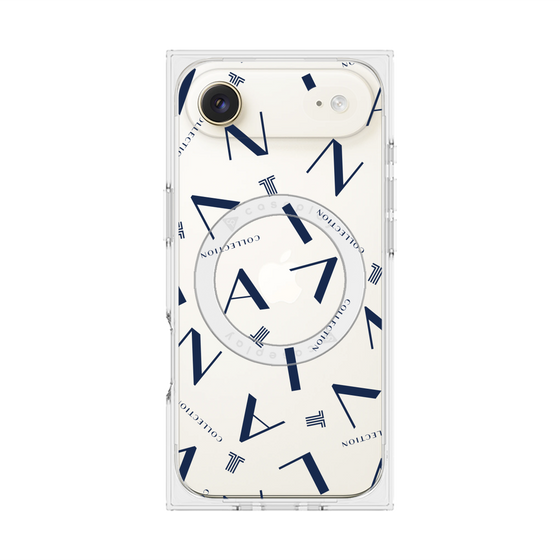 プレミアムスクエアケース with MagSafe［ LANVIN COLLECTION - タイポグラフィ ］