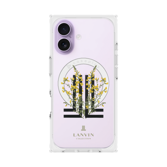 プレミアムスクエアケース with MagSafe［ LANVIN COLLECTION - フラワー ］