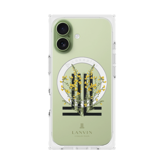 プレミアムスクエアケース with MagSafe［ LANVIN COLLECTION - フラワー ］