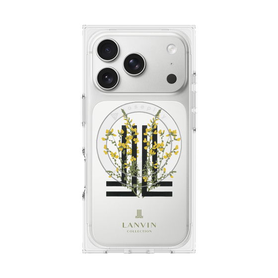 プレミアムスクエアケース with MagSafe［ LANVIN COLLECTION - フラワー ］