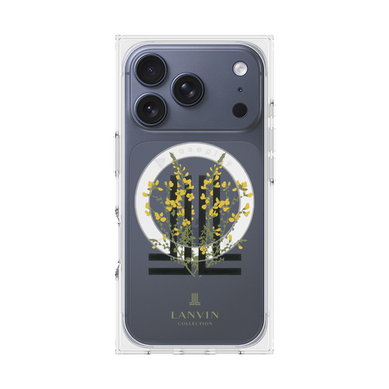 プレミアムスクエアケース with MagSafe［ LANVIN COLLECTION - フラワー ］