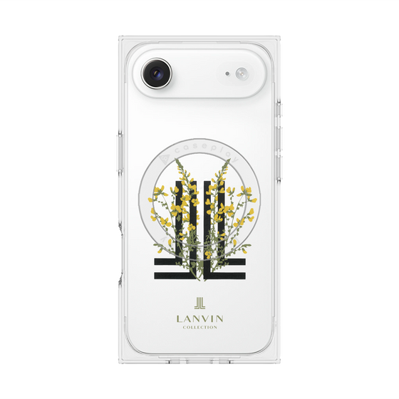 プレミアムスクエアケース with MagSafe［ LANVIN COLLECTION - フラワー ］