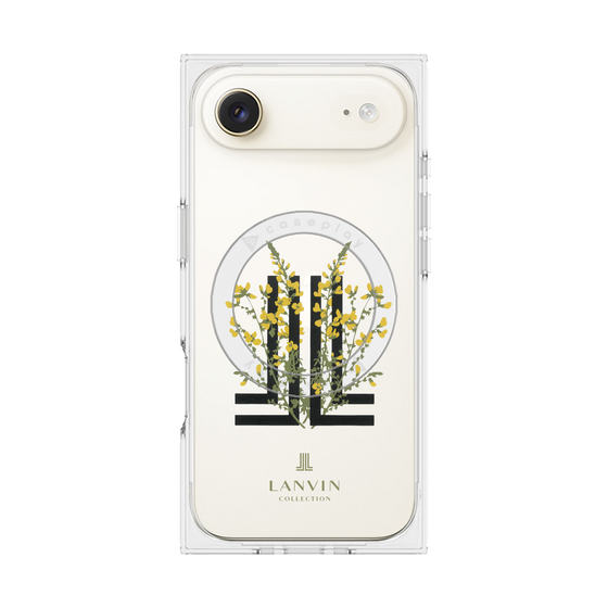 プレミアムスクエアケース with MagSafe［ LANVIN COLLECTION - フラワー ］