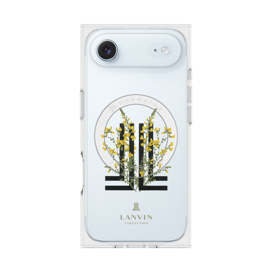 プレミアムスクエアケース with MagSafe［ LANVIN COLLECTION - フラワー ］