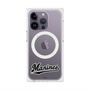 プレミアムスクエアケース with MagSafe［ 千葉ロッテマリーンズ - ワードロゴ - クリア ］