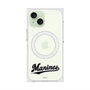 プレミアムスクエアケース with MagSafe［ 千葉ロッテマリーンズ - ワードロゴ - クリア ］
