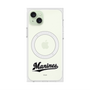 プレミアムスクエアケース with MagSafe［ 千葉ロッテマリーンズ - ワードロゴ - クリア ］