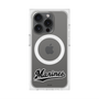 プレミアムスクエアケース with MagSafe［ 千葉ロッテマリーンズ - ワードロゴ - クリア ］