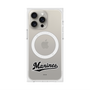 プレミアムスクエアケース with MagSafe［ 千葉ロッテマリーンズ - ワードロゴ - クリア ］
