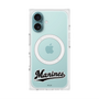 プレミアムスクエアケース with MagSafe［ 千葉ロッテマリーンズ - ワードロゴ - クリア ］