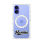 プレミアムスクエアケース with MagSafe［ 千葉ロッテマリーンズ - ワードロゴ - クリア ］