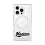 プレミアムスクエアケース with MagSafe［ 千葉ロッテマリーンズ - ワードロゴ - クリア ］