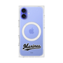 プレミアムスクエアケース with MagSafe［ 千葉ロッテマリーンズ - ワードロゴ - クリア ］