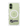 プレミアムスクエアケース with MagSafe［ 千葉ロッテマリーンズ - ワードロゴ - クリア ］