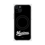 プレミアムスクエアケース with MagSafe［ 千葉ロッテマリーンズ - ワードロゴ - ブラック ］