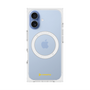 プレミアムスクエアケース with MagSafe［ オリジナル - caseplayロゴ - イエロー/A ］
