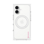 プレミアムスクエアケース with MagSafe［ オリジナル - caseplayロゴ - ピンク/B ］
