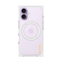 プレミアムスクエアケース with MagSafe［ オリジナル - caseplayロゴ - イエロー/B ］