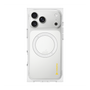 プレミアムスクエアケース with MagSafe［ オリジナル - caseplayロゴ - イエロー/B ］