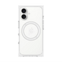 プレミアムスクエアケース with MagSafe［ オリジナル - caseplayロゴ - ホワイト/C ］