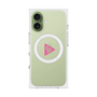 プレミアムスクエアケース with MagSafe［ オリジナル - caseplayロゴ - ピンク/C ］