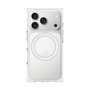 プレミアムスクエアケース with MagSafe［ オリジナル - caseplayロゴ - ホワイト/D ］