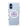 プレミアムスクエアケース with MagSafe［ オリジナル - caseplayロゴ - ピンク/D ］