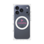 プレミアムスクエアケース with MagSafe［ オリジナル - caseplayロゴ - ピンク/D ］