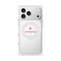 プレミアムスクエアケース with MagSafe［ オリジナル - caseplayロゴ - ピンク/D ］