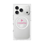 プレミアムスクエアケース with MagSafe［ オリジナル - caseplayロゴ - ピンク/D ］