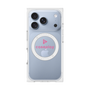 プレミアムスクエアケース with MagSafe［ オリジナル - caseplayロゴ - ピンク/D ］