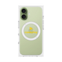 プレミアムスクエアケース with MagSafe［ オリジナル - caseplayロゴ - イエロー/D ］