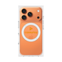プレミアムスクエアケース with MagSafe［ オリジナル - caseplayロゴ - オレンジ/D ］