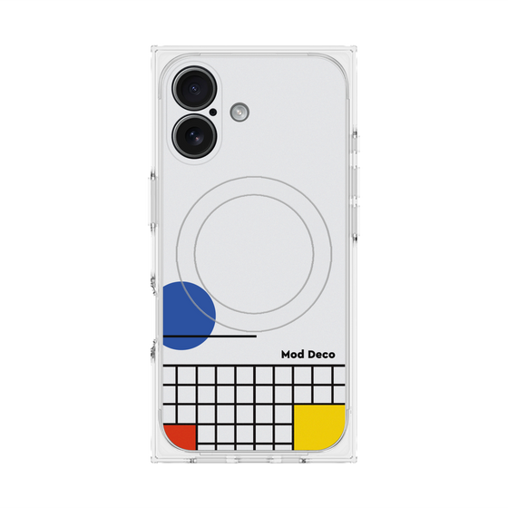 プレミアムスクエアケース with MagSafe［ Mod Deco - オリジナル - レトロ ］