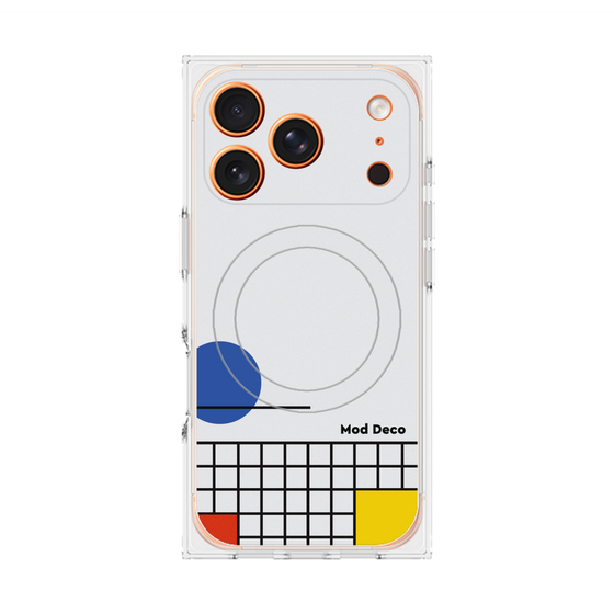 プレミアムスクエアケース with MagSafe［ Mod Deco - オリジナル - レトロ ］