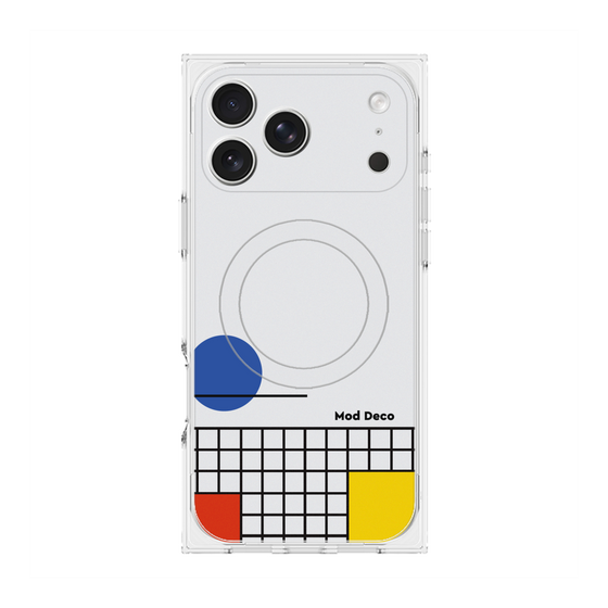 プレミアムスクエアケース with MagSafe［ Mod Deco - オリジナル - レトロ ］