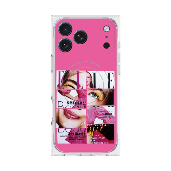 プレミアムスクエアケース with MagSafe［ ELLE - 80 YEARS FEMININITY ］