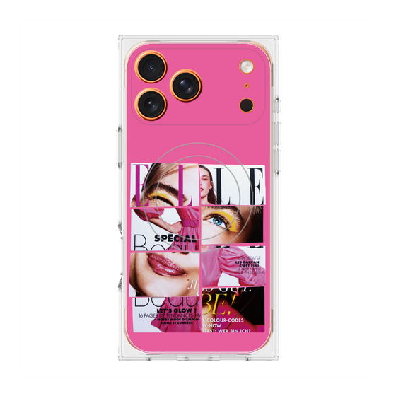 プレミアムスクエアケース with MagSafe［ ELLE - 80 YEARS FEMININITY ］