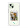 プレミアムスクエアケース with MagSafe［ Green Future Project - Guira Tanager ］
