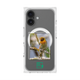 プレミアムスクエアケース with MagSafe［ Green Future Project - Guira Tanager ］