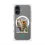 プレミアムスクエアケース with MagSafe［ Green Future Project - Guira Tanager ］