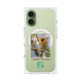 プレミアムスクエアケース with MagSafe［ Green Future Project - Guira Tanager ］
