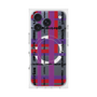 プレミアムスクエアケース with MagSafe［ LANVIN en Bleu - Plaid ］